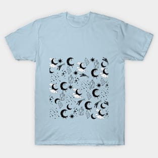 Moon Drip crystal collage T-Shirt